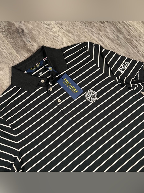 Ralph Lauren Polo Golf Other - New Polo Golf‎ Ralph Lauren Shirt Mens S Black Striped Performance PGA Biltmore